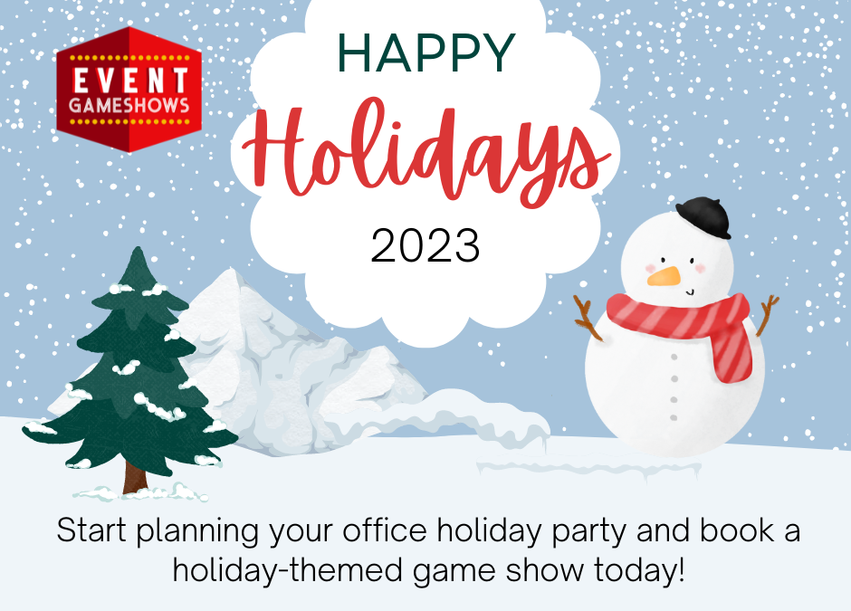 Book your holiday themed game show