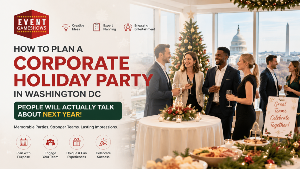 How to Plan a Corporate Holiday Party in Washington DC