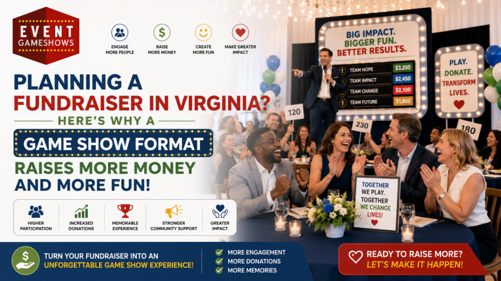 Virginia Fundraiser Ideas Game Show Events That Raise More