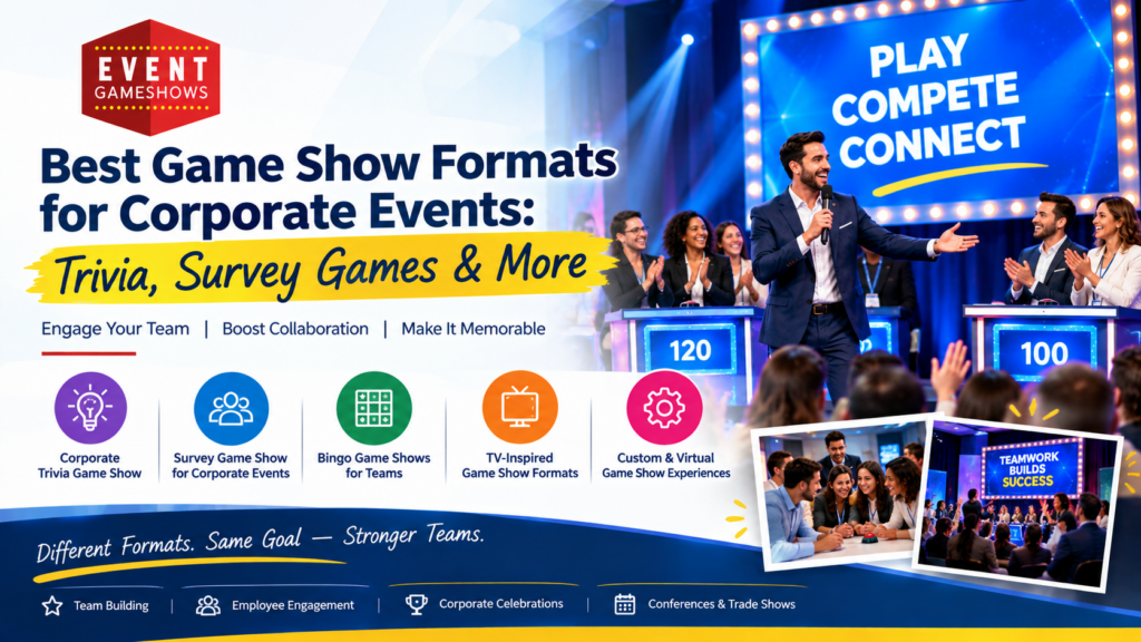 Best Corporate Game Show Formats: Trivia, Surveys & More
