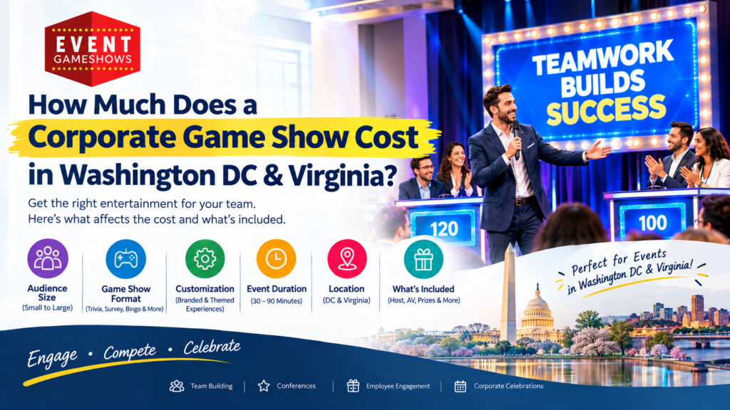 Corporate Game Show Cost in Washington DC & Virginia