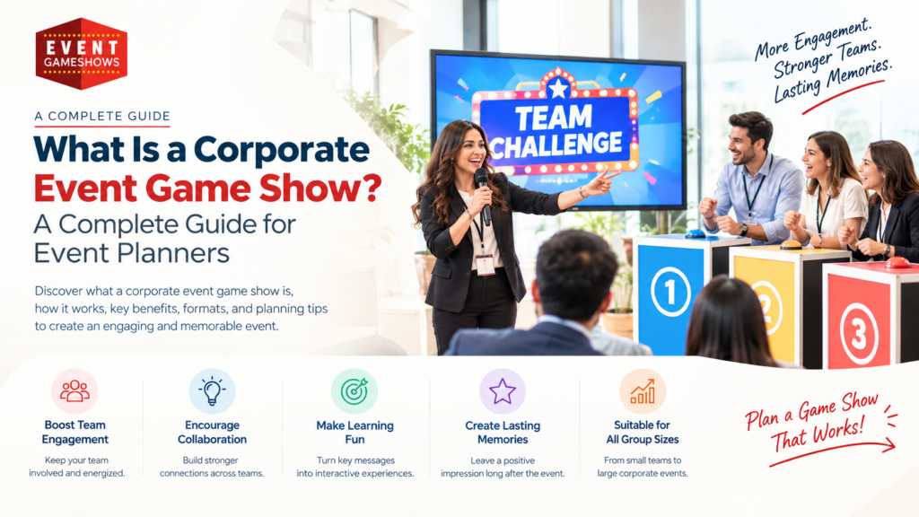 What Is a Corporate Event Game Show? Complete Guide